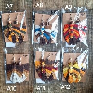 Handmade Macrame Earrings